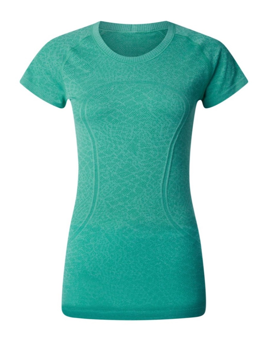 Lululemon Swiftly Tech Short-Sleeve Tee Shirt 2.0 Hip Length in Heathered Jungle - Picture 2 of 5
